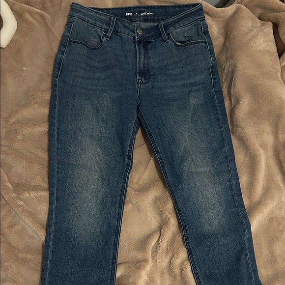 GAP Women's Supper Skinny  Jeans in Navy Blue - Picture 1 of 4